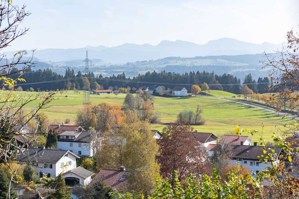Scheidegg, Rosenalm und Umgebung im Allgäu