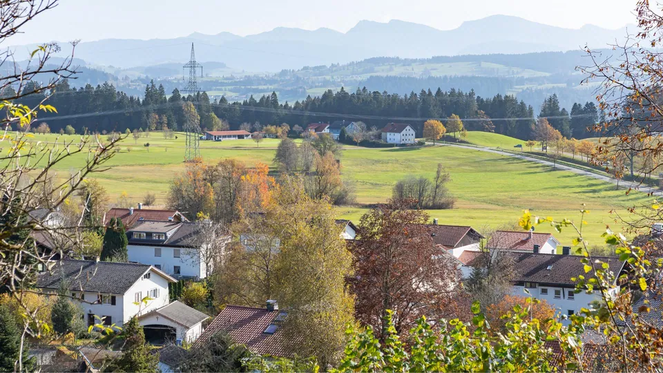 Scheidegg, Rosenalm und Umgebung im Allgäu